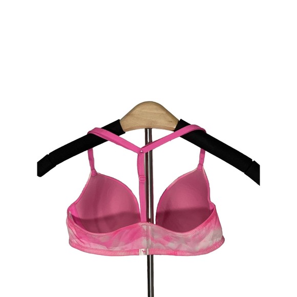 32A PINK by Victoria’s Secret Wear Everywhere Demi Front Closure Racer Back Bra - Picture 2 of 9